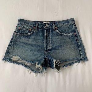 Agolde Parker Vintage Cut Off Short Rock Steady 28